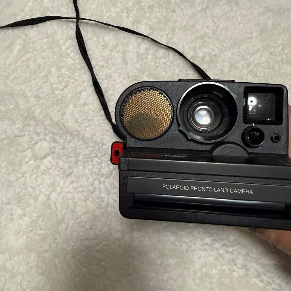 Vintage Polaroid SONAR OneStep Pronto Land Camera SX-70 Film 1970s USA EUC Photo